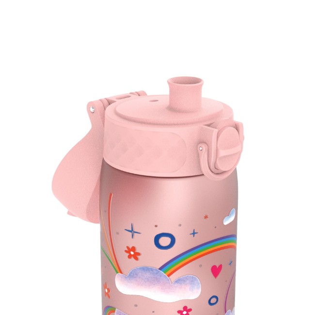 Детска бутилка за вода "Slim", recyclon™, 500 ml, Unicorn Rainbows - Ion8