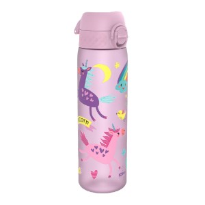 Детска бутилка за вода "Slim", recyclon™, 500 ml, Unicorns - Ion8