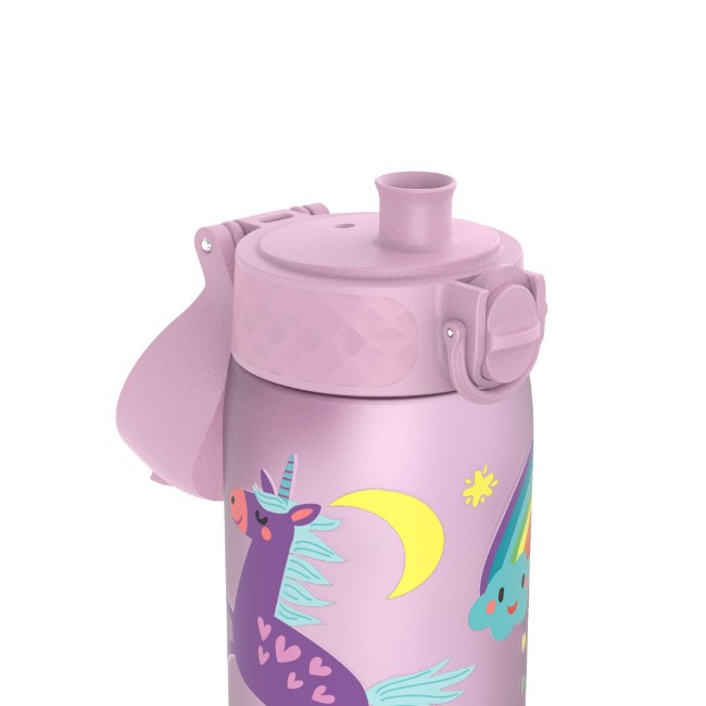 Детска бутилка за вода "Slim", recyclon™, 500 ml, Unicorns - Ion8