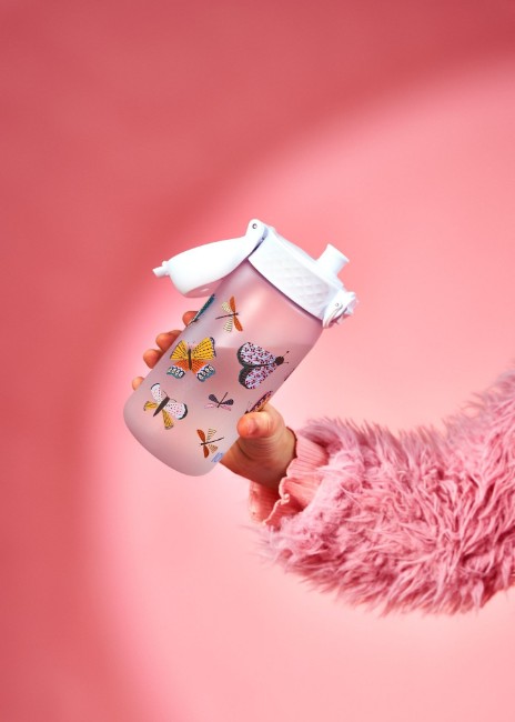 Бутилка за вода за деца, recyclon™, 350 ml, Butterflies - Ion8