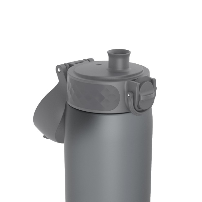 Бутилка за вода "Slim", recyclon™, 500 ml, сива - Ion8