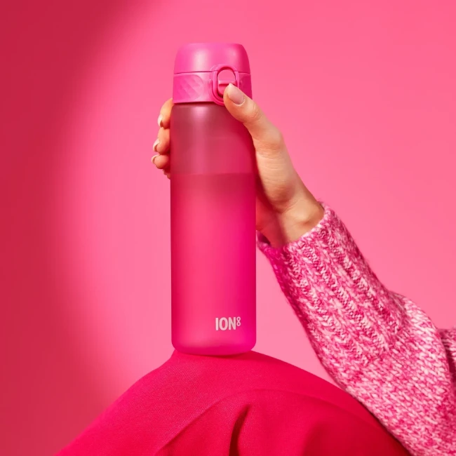 Бутилка за вода "Slim", recyclon™, 500 ml, розова - Ion8