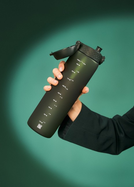 Бутилка за вода, recyclon™, 1л, Dark Green - Ion8
