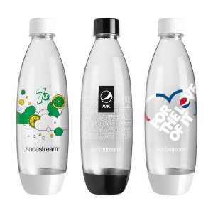 Комплект газирани бутилки от 3 части, 1 л, пластмаса - SodaStream