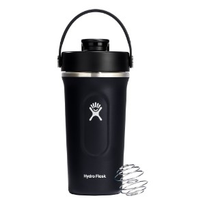 Термоизолиран шейкър, 2 в 1, неръждаема стомана, 710 мл, черен - Hydro Flask