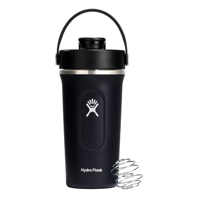 Термоизолиран шейкър, 2 в 1, неръждаема стомана, 710 мл, черен - Hydro Flask