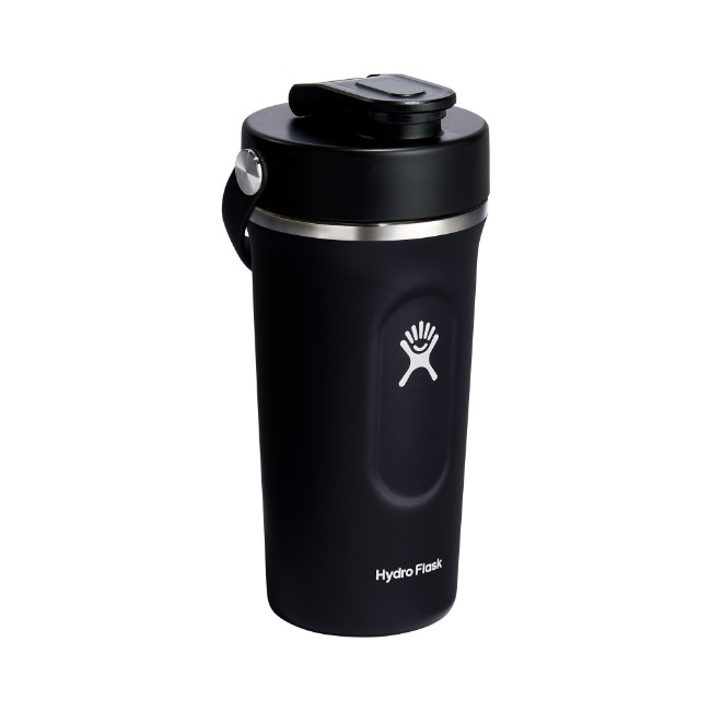Термоизолиран шейкър, 2 в 1, неръждаема стомана, 710 мл, черен - Hydro Flask