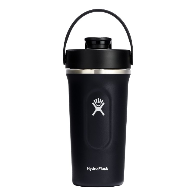 Термоизолиран шейкър, 2 в 1, неръждаема стомана, 710 мл, черен - Hydro Flask