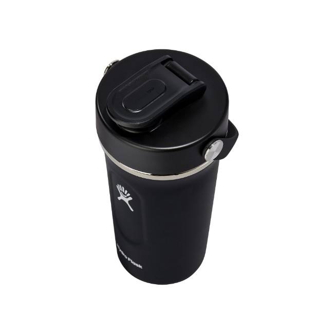 Термоизолиран шейкър, 2 в 1, неръждаема стомана, 710 мл, черен - Hydro Flask