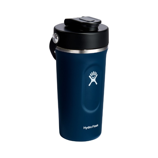 Термоизолиран шейкър, 2 в 1, неръждаема стомана, 710 мл, Indigo - Hydro Flask