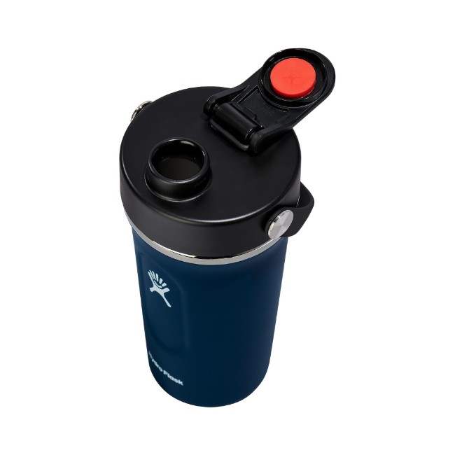 Термоизолиран шейкър, 2 в 1, неръждаема стомана, 710 мл, Indigo - Hydro Flask