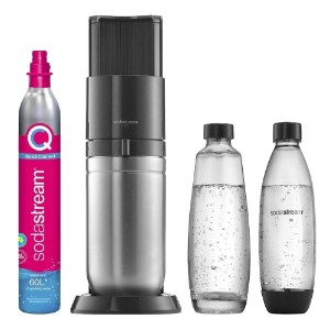 Уред за сода DUO, 2 бутилки в комплекта, черен металик - SodaStream