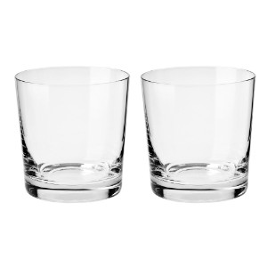 Комплект чаши за уиски от 2 части, стъклени, 390мл, "DUET" - Krosno