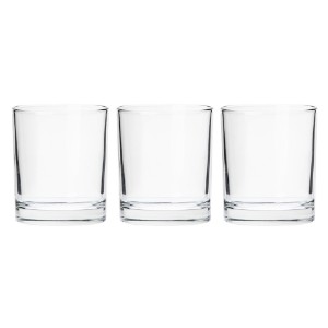 Комплект от 3 чаши за пиене, изработени от стъкло,"Indro" - Borgonovo