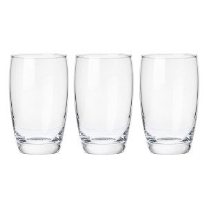Комплект от 3 чаши за пиене, 330 мл, изработени от стъкло - Borgonovo