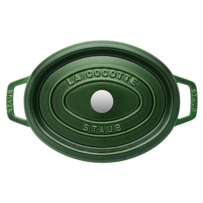 Овална тенджера за готвене Cocotte, изработена от чугун, 27 см/3,2 л, Basil - Staub