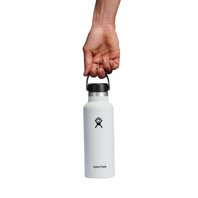 Термоизолационна бутилка, неръждаема стомана, 530 мл, "Standard", бяла - Hydro Flask