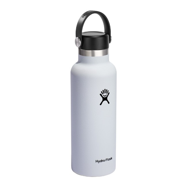 Термоизолационна бутилка, неръждаема стомана, 530 мл, "Standard", бяла - Hydro Flask