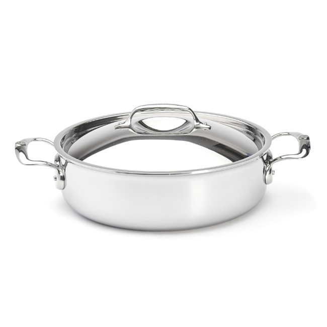 Тиган за соте "Affinity" с 2 дръжки, 28 см / 4,6 л, неръждаема стомана - марка "de Buyer"
