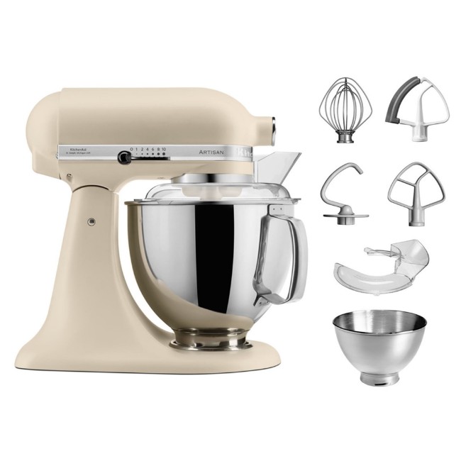 Миксер "Artisan", 4.8L, Модел 175, цвят "Fresh Linen" - KitchenAid