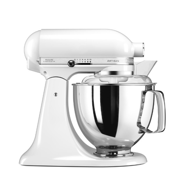 Планетарен миксер Artisan Elegance 4.8 л, Модел 175, White - KitchenAid