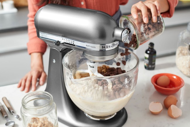 Планетарен миксер Artisan, 4.8 л, Модел 125, Contour Silver - KitchenAid