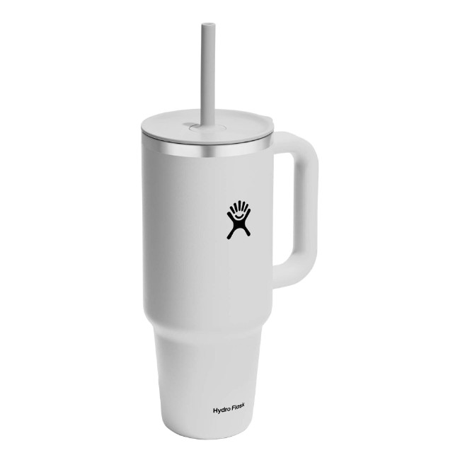 Топлоизолирана чаша, неръждаема стомана, 1.18 л, "All Around Travel", бяла - Hydro Flask