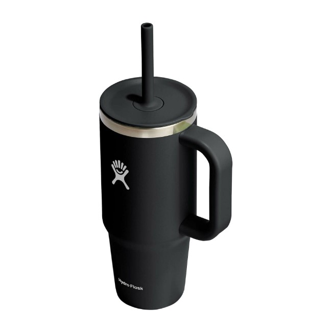 Топлоизолирана чаша, неръждаема стомана, 710 мл, "All Around Travel", черна - Hydro Flask