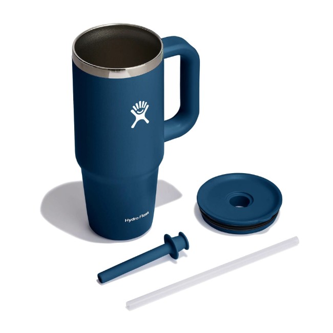 Топлоизолирана чаша, неръждаема стомана, 710 мл, "All Around Travel", Indigo - Hydro Flask