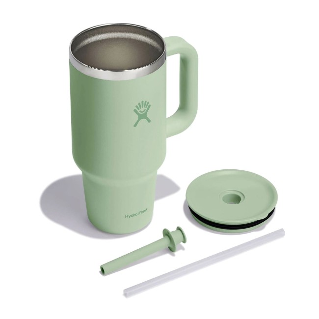 Топлоизолирана чаша, неръждаема стомана, 950 мл, "All Around Travel", Aloe - Hydro Flask