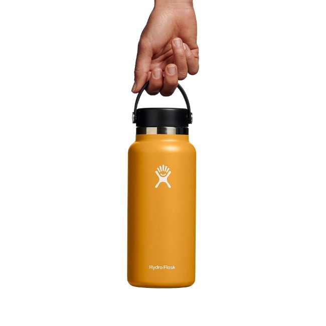 Термоизолирана бутилка, неръждаема стомана, 950 мл, "Wide Mouth", Fossil - Hydro Flask