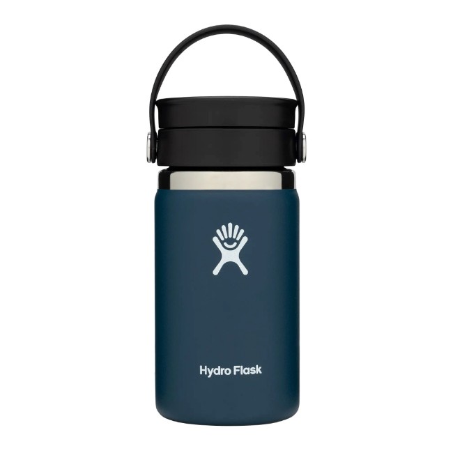 Термоизолираща бутилка, неръждаема стомана, 355 мл, "Wide Sip", Indigo - Hydro Flask