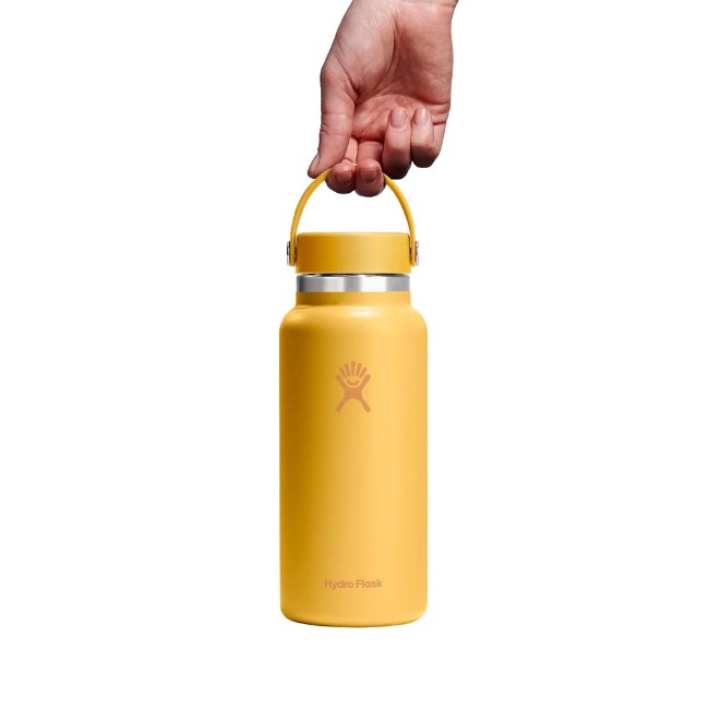 Термоизолирана бутилка, неръждаема стомана, 950 мл, "Wide Mouth", Sunbeam - Hydro Flask
