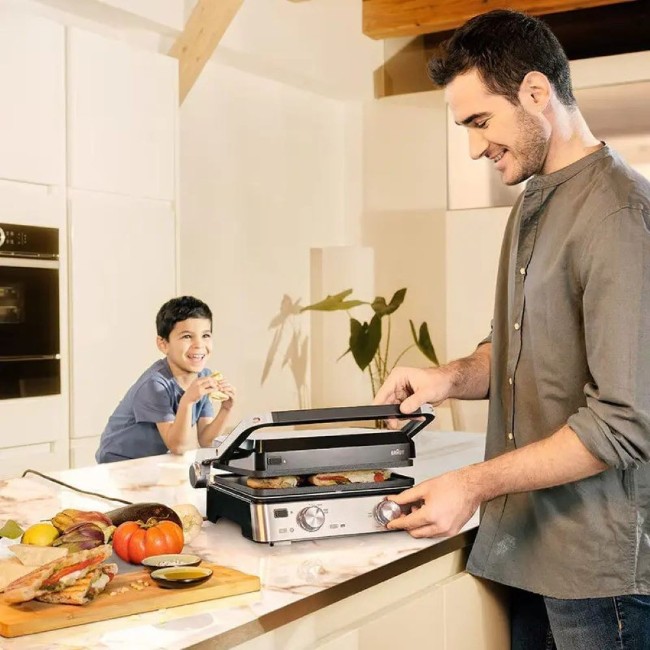 Електрическа скара, 2000W, "MultiGrill 7" - Braun