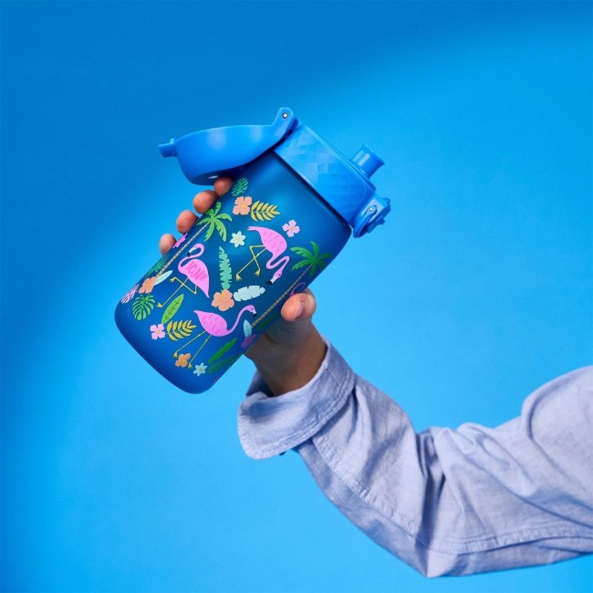 Детска бутилка за вода, recyclon™, 350 мл, Flamingos - Ion8
