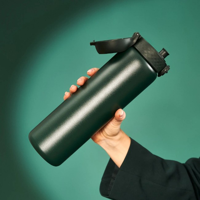 Бутилка за вода, неръждаема стомана, 1200 мл, Dark Green - Ion8