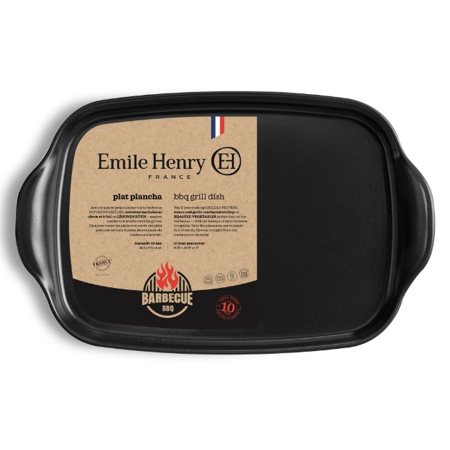 Съд за скара BBQ, керамика, 42.5x27.5 см, Truffle - Emile Henry