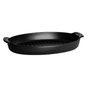 Съд за скара за риба "BBQ", керамика, 42.5x25см/2.4л, Truffle - Emile Henry