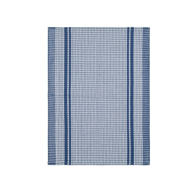 Комплект кухненски кърпи от 4 части, 50 x 70 см, "Waffle", Тъмно син - Tiseco