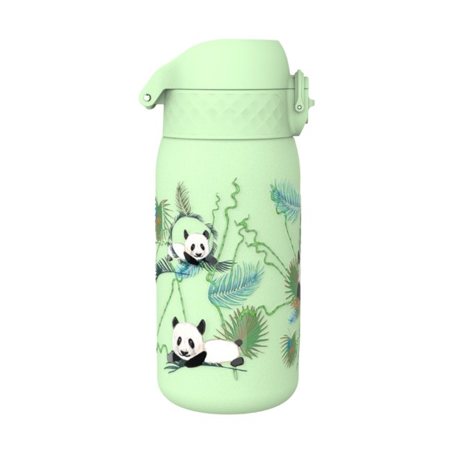 Детска бутилка за вода, неръждаема стомана, 400 мл, Pandas - Ion8