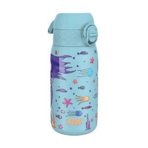 Детска бутилка за вода, неръждаема стомана, 400 мл, Mermaids - Ion8
