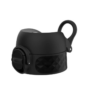 Капак за бутилка за вода, recyclon™, размер S, Black - Ion8