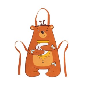 Детска кухненска престилка, памучна, "Honey" - Tiseco