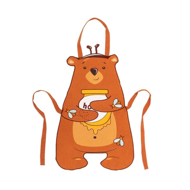 Детска кухненска престилка, памучна, "Honey" - Tiseco