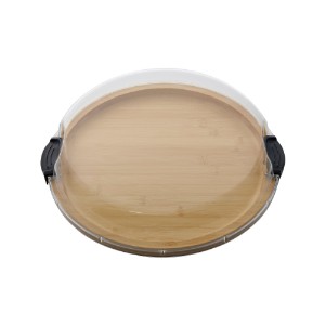Сервираща дъска, с капак, бамбук, 35.5 см, "Farberware" - Kitchen Craft