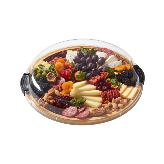 Сервираща дъска, с капак, бамбук, 35.5 см, "Farberware" - Kitchen Craft