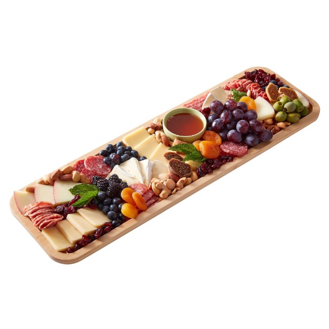 Сервираща дъска с капак, бамбук, 17x56 см, "Farberware" - Kitchen Craft